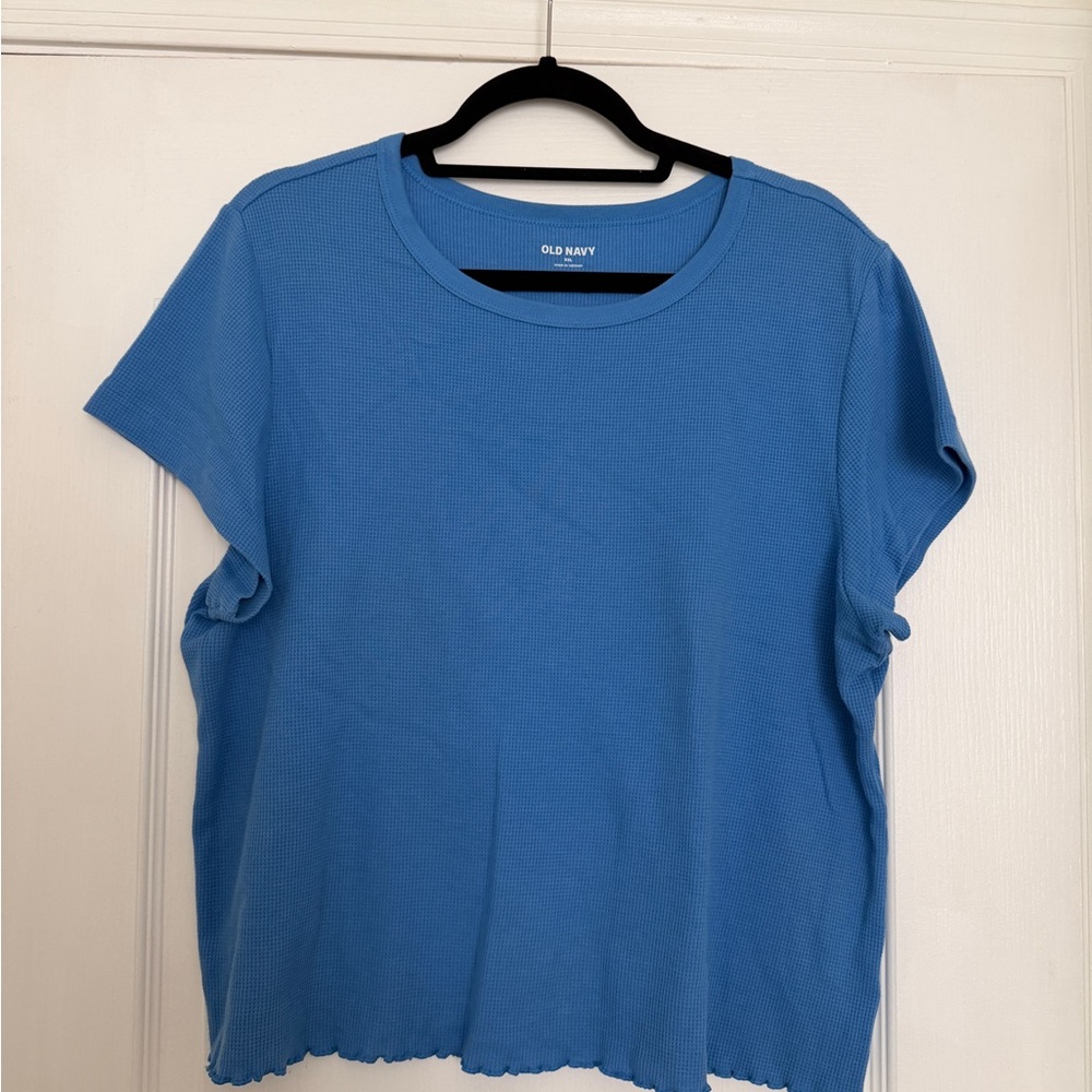Old Navy Women's Short Sleeve Blue Tee